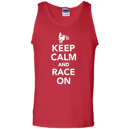 Keep Calm And Race On Motorcross T-shirt
