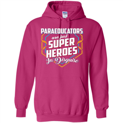 Paraeducators Are Super Heroes In Disguise T-shirt Heliconia