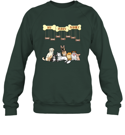 My Furry Family Sweatshirt Sweatshirt Forest