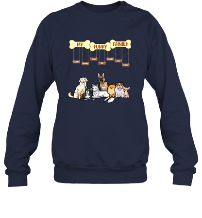 My Furry Family Sweatshirt Sweatshirt Navy