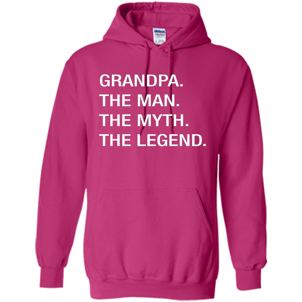 Fathers Day T-shirt Grandpa The Man. The Myth. The Legend Heliconia