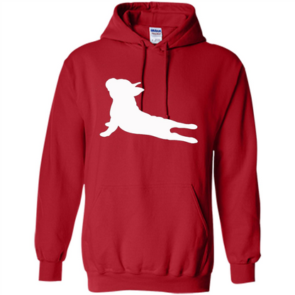 French Bulldog Yoga T-shirt Red