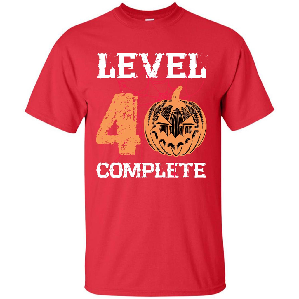 Halloween T-shirt Level 40 Complete Red