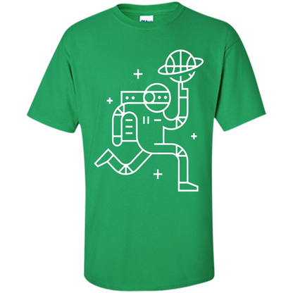 Space Ballin' T-Shirt Irish Green