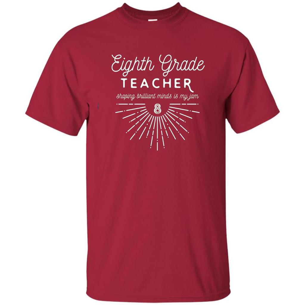Teacher T-Shirts by F5 Eighth Grade Teacher T-shirt Cardinal