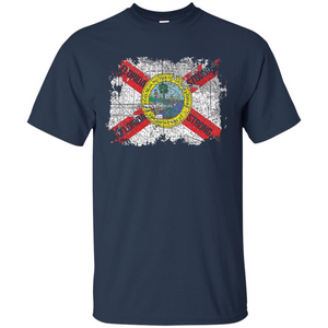 Florida Strong T-shirt Florida Distressed Flag T-Shirt