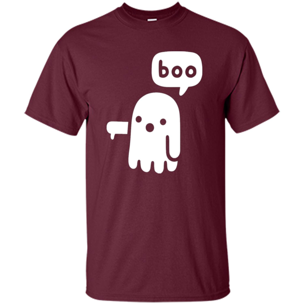 Ghost Of Disapproval T-shirt Boo Maroon
