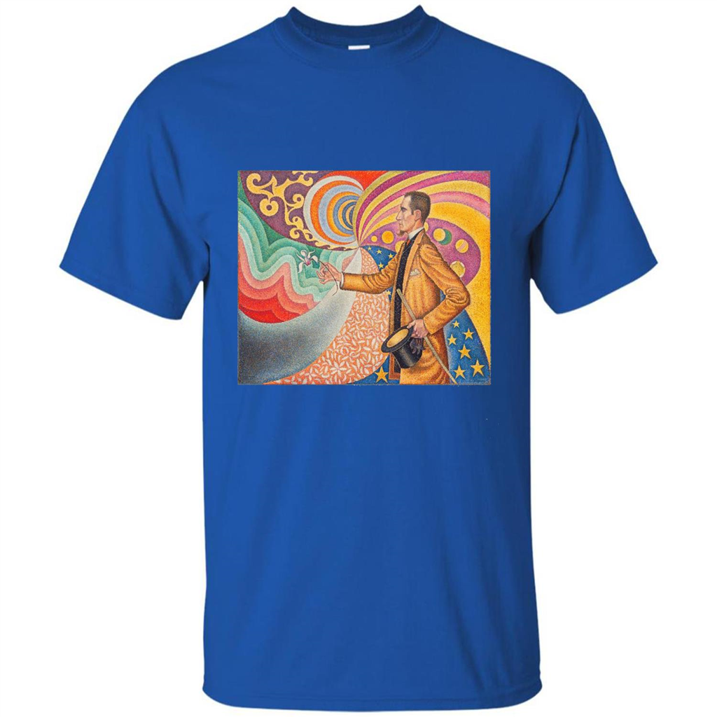 Portrait of Felix Feneon by Paul Signac T-shirt Royal