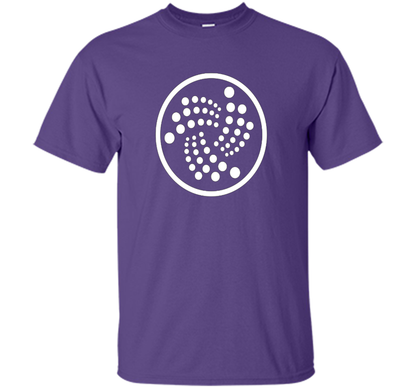 Iota T-shirt Miota Cryptocurrency Blockchain Token T-shirt Purple