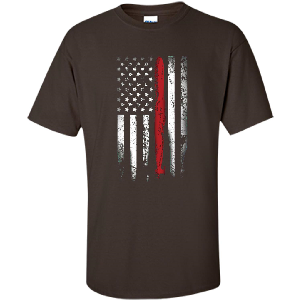 American Flag Shirt Dark Chocolate