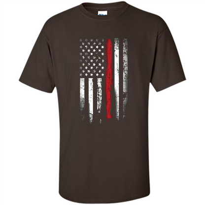 American Flag Shirt Dark Chocolate