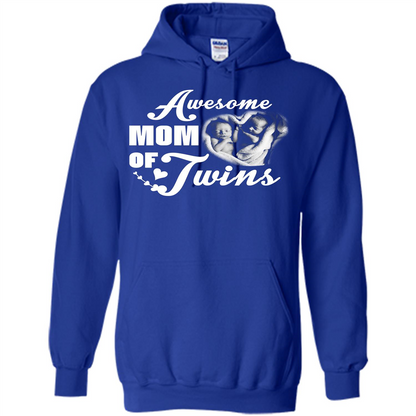 Mommy T-shirt Awesome Mom Of Twins Royal