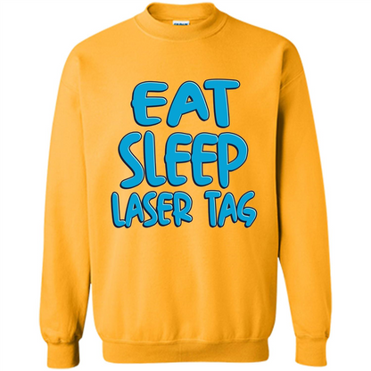 Eat Sleep Laser Tag T-shirt Gold