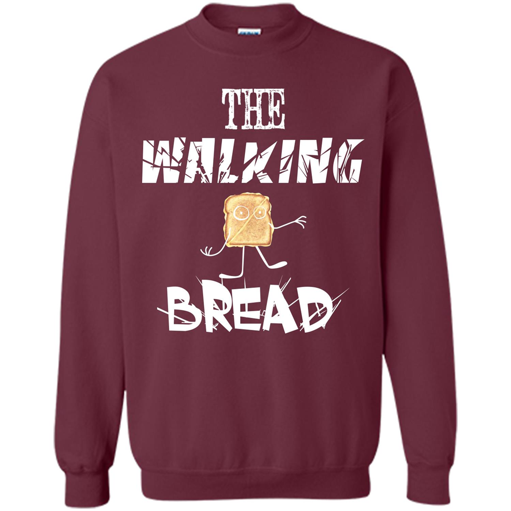 The Walking Bread T-shirt Maroon