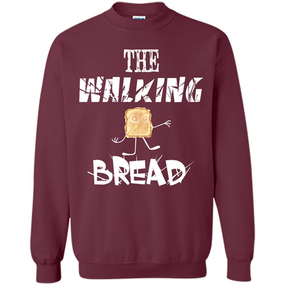 The Walking Bread T-shirt Maroon