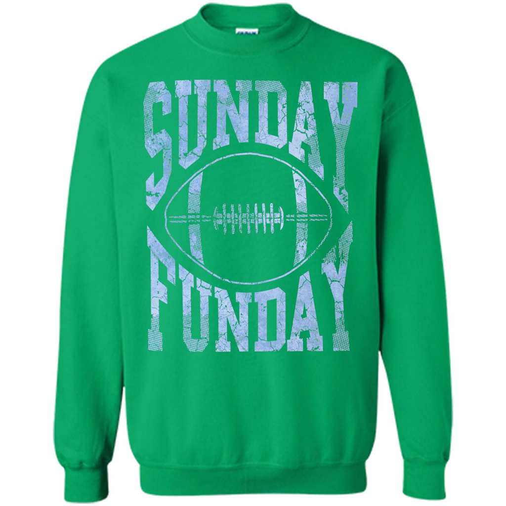 Football T-shirt Sunday Funday Football SeasonT-Shirt Irish Green