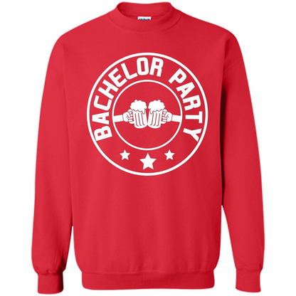 Men's Bachelor Party Cheers T-shirt Red