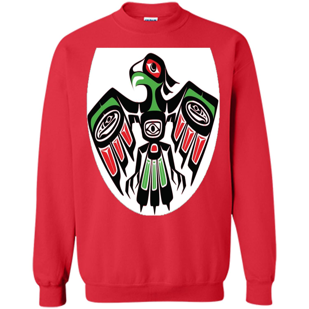 Native American Eagle T-shirt Red