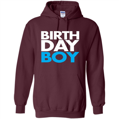 Birth Day Boy T-shirt Maroon