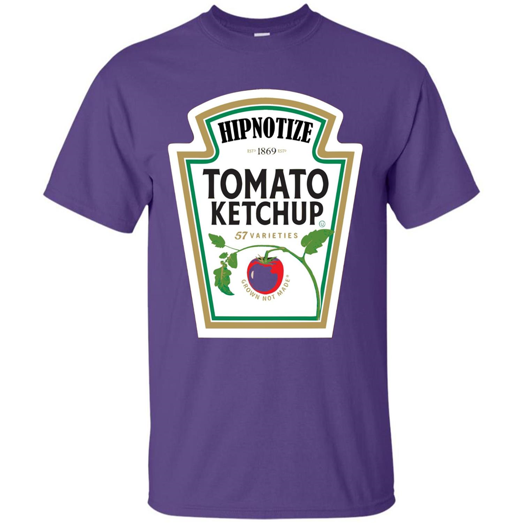 Ketchup Condiment Costume T-shirt Tomato Ketchup 57 Varieties Grown Not Made Purple
