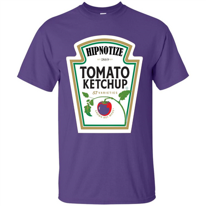 Ketchup Condiment Costume T-shirt Tomato Ketchup 57 Varieties Grown Not Made Purple