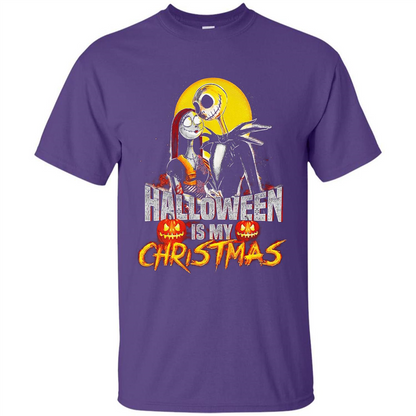Halloween Is My Chirstmas T-shirt Purple