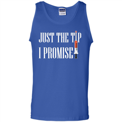 Nurse T-shirt Just The Tip I Promise T-shirt Royal
