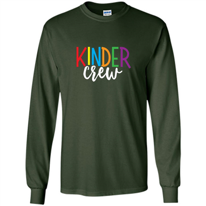 Cute Kindergarten Teacher Team T-Shirt Forest Green