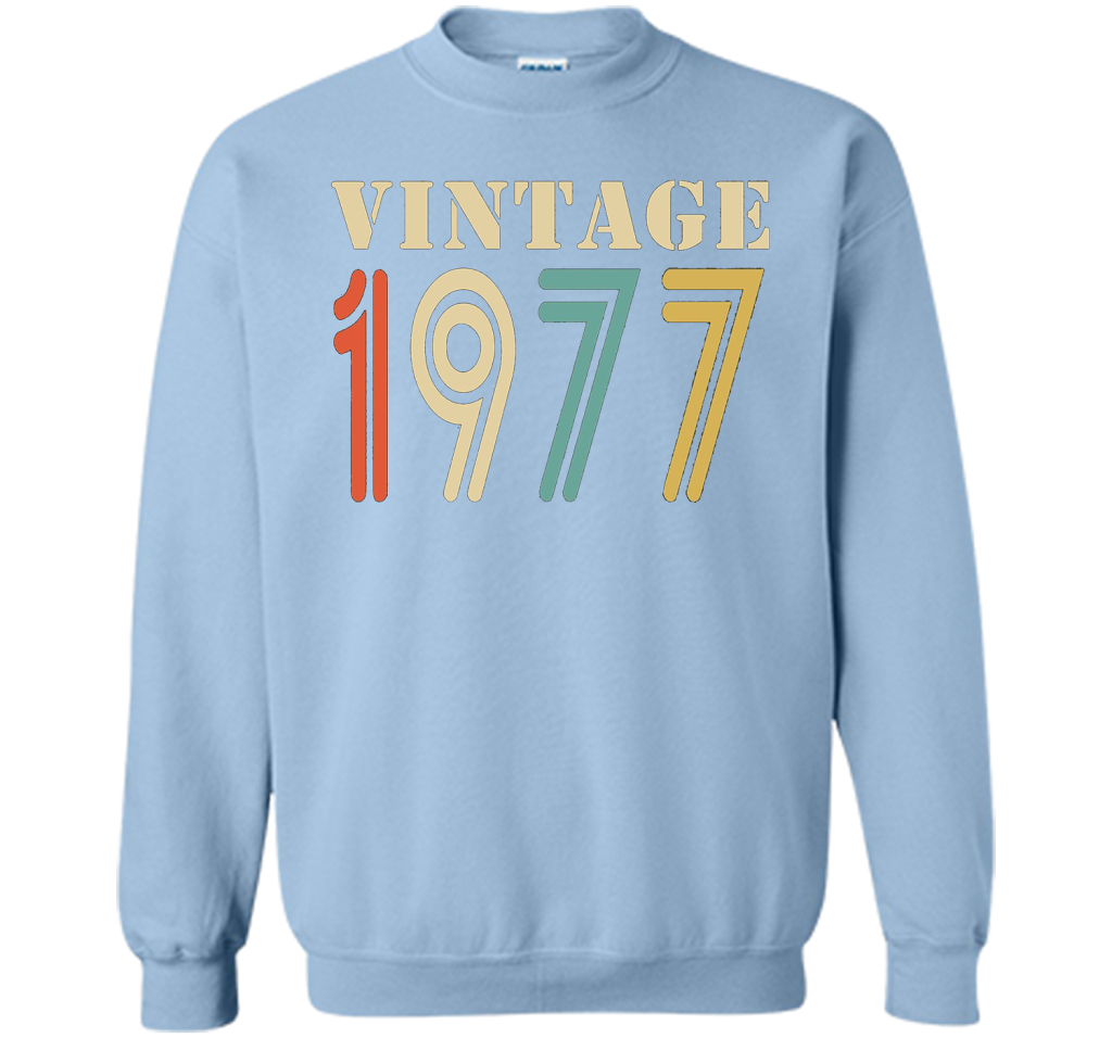 Vintage 1977 - 40th birthday gift shirt t-shirt Light Blue