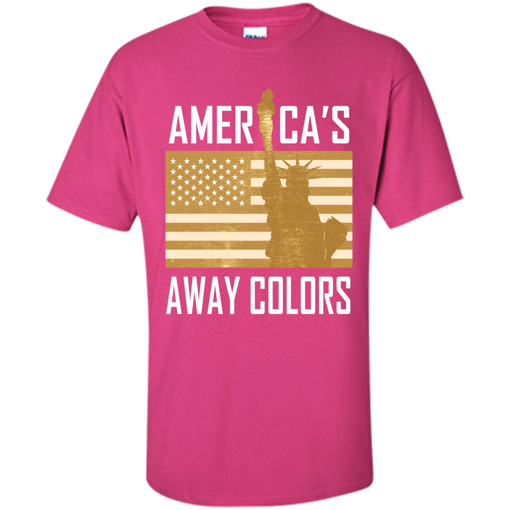 America's Away Colors T-shirt Heliconia