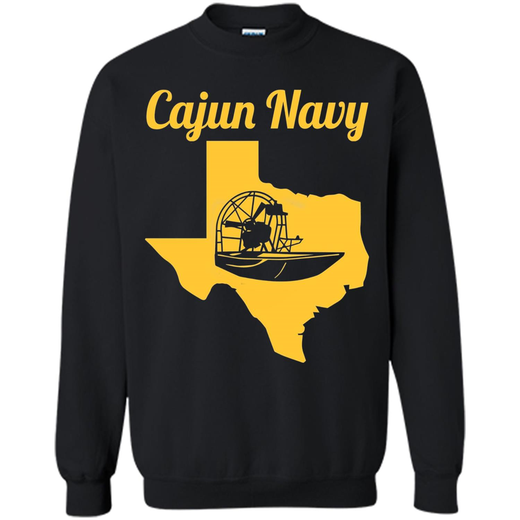 Cajun Navy T-shirt Texas Strong T-shirt Black