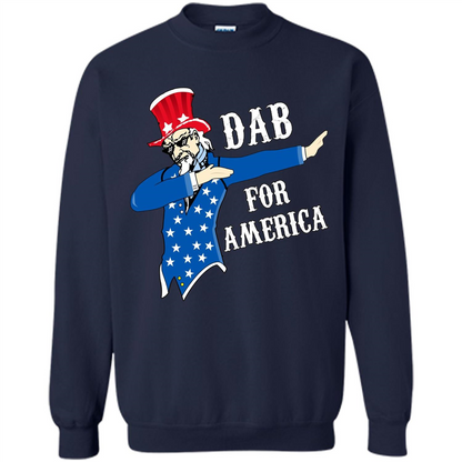 Independen Day T-shirt Patriotic Uncle Sam Dabbing. 4th of July Navy