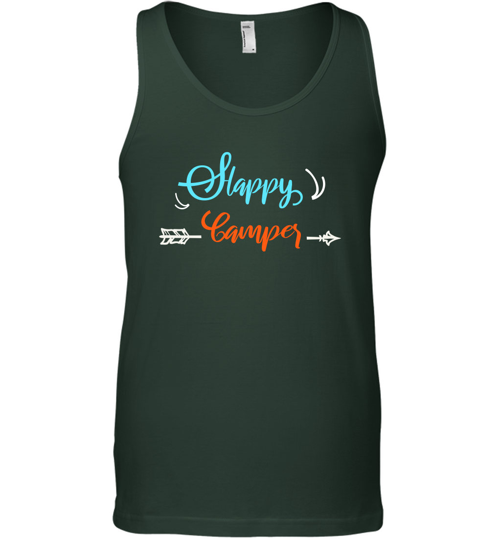 Happy Camper Shirt Tank Top Tank Top Forest Green