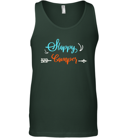 Happy Camper Shirt Tank Top Tank Top Forest Green