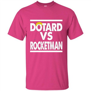 Funny American President T-shirt Dotard Vs Rocketman T-shirt