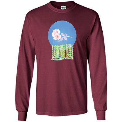 Existential Dread T-shirt Maroon
