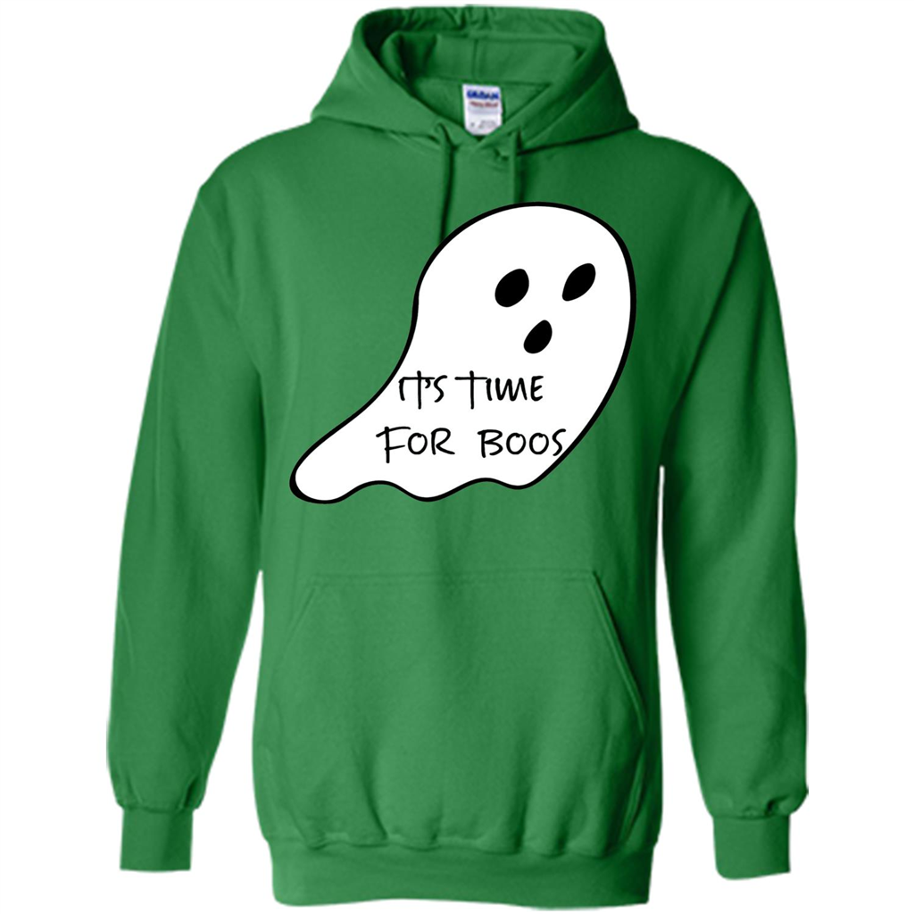 It's Time For Boos Funny Halloween T-shirt Irish Green