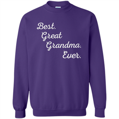 Best Great Grandma Ever T-shirt