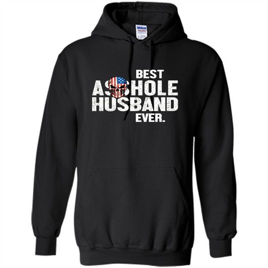 Best Asshole Husband Ever Funny T-shirt Black