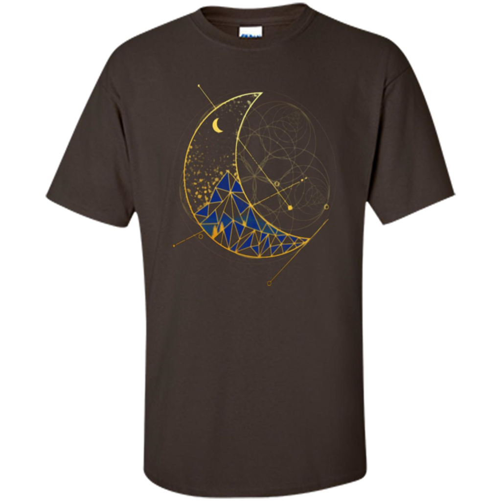 Moon Mountain T-shirt Dark Chocolate