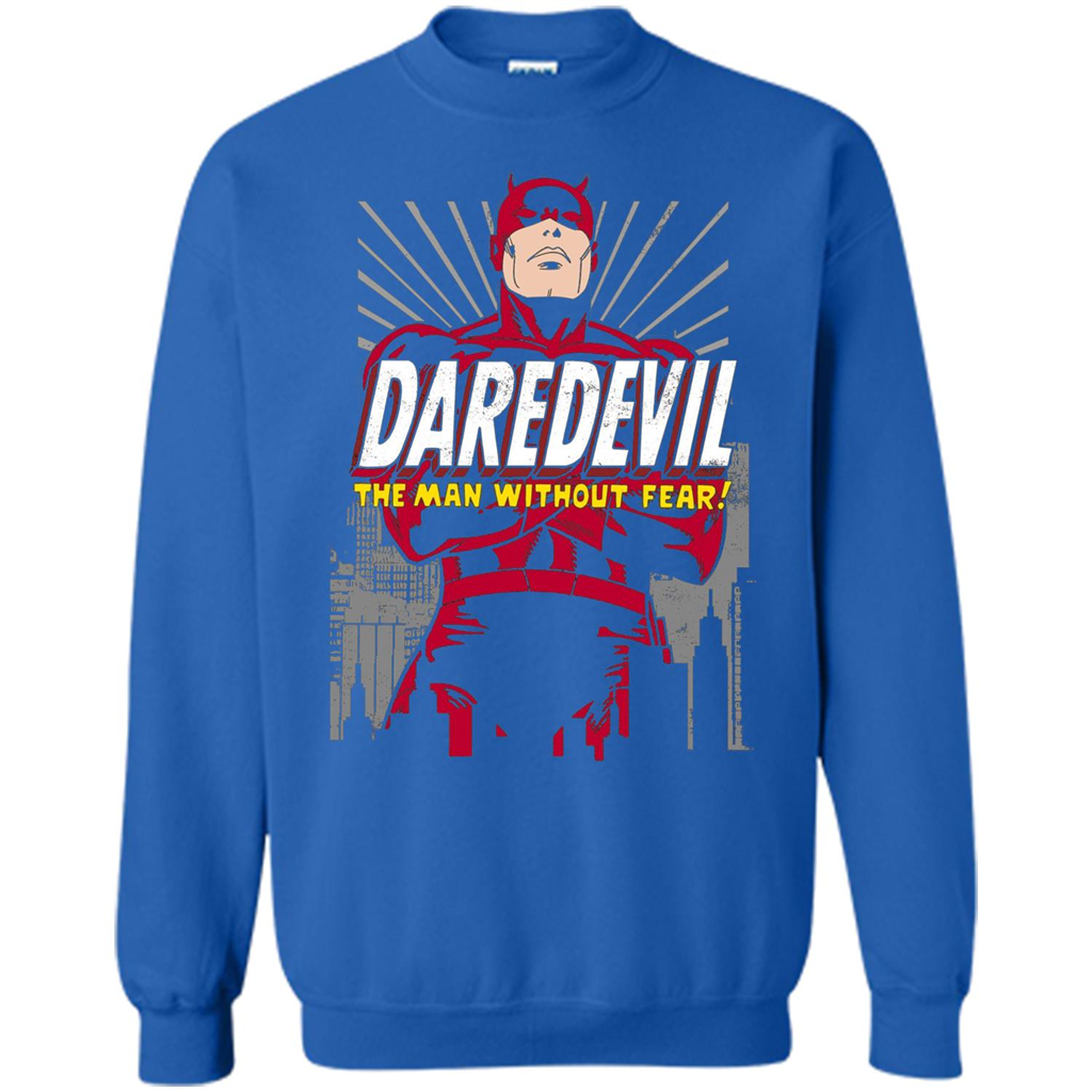 Movies T-shirt Marvel Daredevil The Man Without Fear Royal
