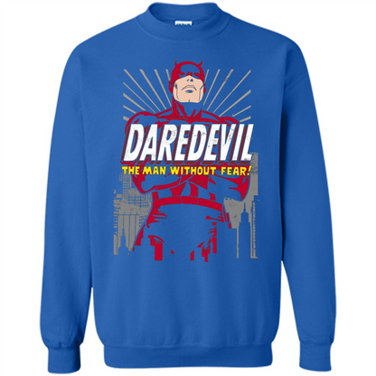 Movies T-shirt Marvel Daredevil The Man Without Fear Royal