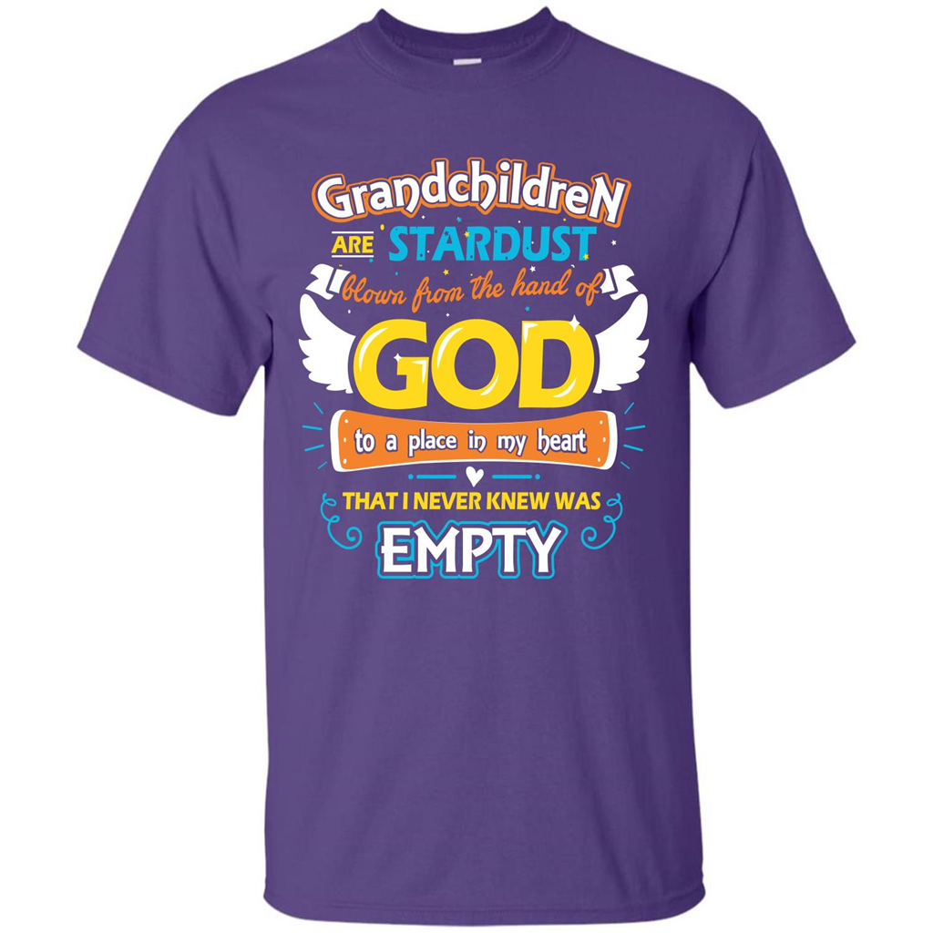 Grandchildren Are Stardust From The Hands Of God T-shirt Purple