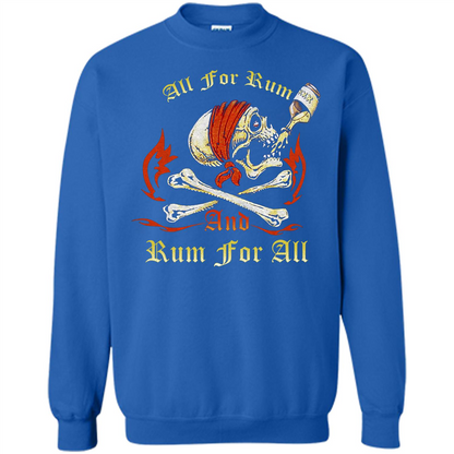 Rum T-shirt All for Rum And Rum For All T-shirt Royal