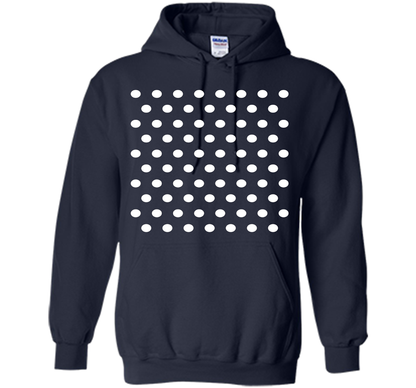 Black and white polka dot tee t shirt shirt Navy