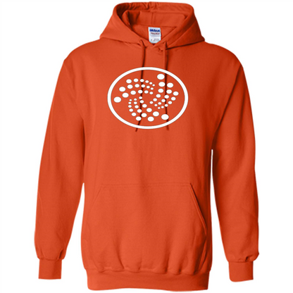 Iota T-Shirt - MIOTA Cryptocurrency Blockchain Token T-shirt Orange