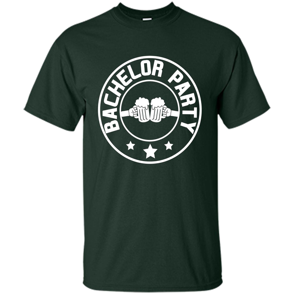 Men's Bachelor Party Cheers T-shirt Forest Green