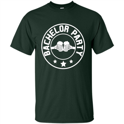 Men's Bachelor Party Cheers T-shirt Forest Green