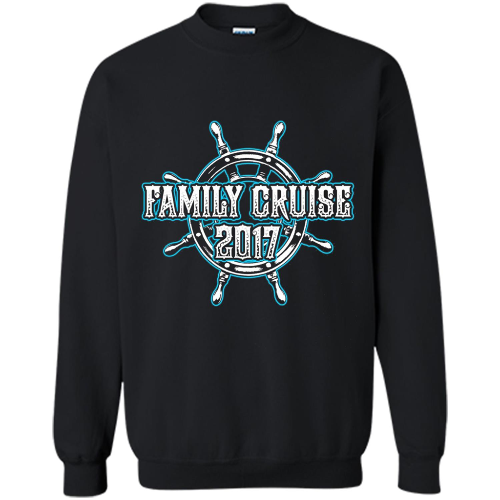 Family Cruise 2017 T-Shirt Family Vacation T-shirt Black