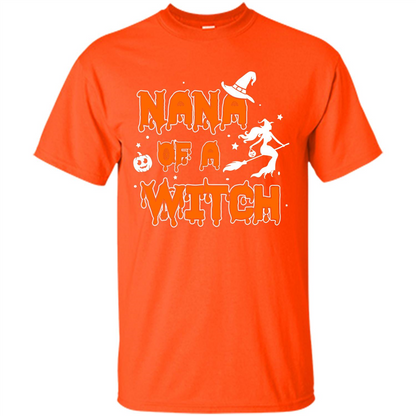 Halloween T-shirt Nana Of A Witch Orange